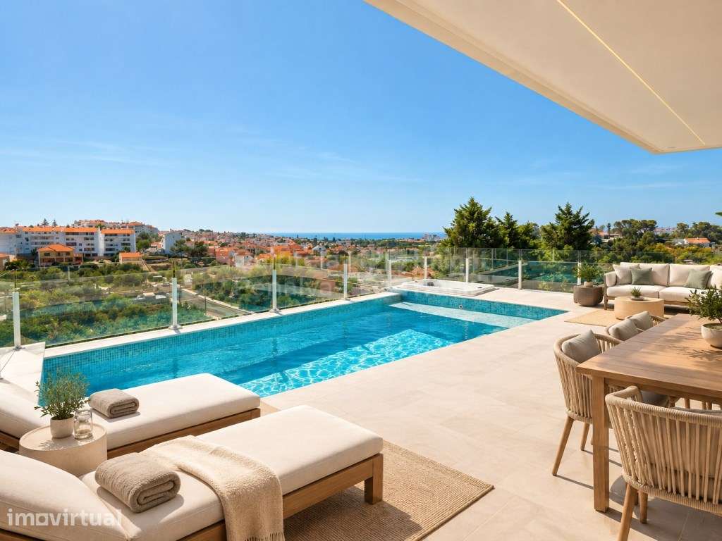 Moradia T4+1 com vista mar, para arrendamento em Caparide - Grande imagem: 2/60