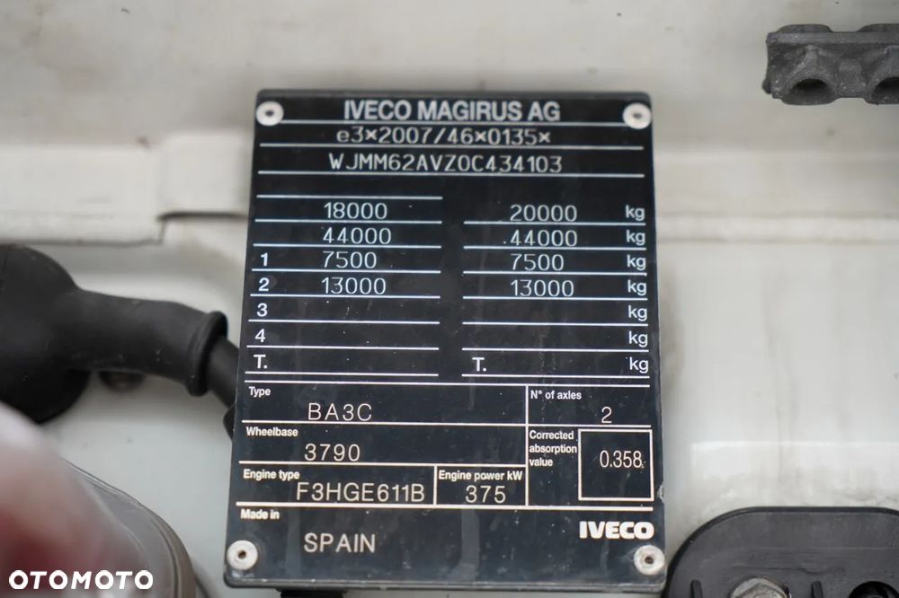 Iveco S-WAY / 510 / RETARDER / KLIMA POSTOJOWA / EURO 6 - 38