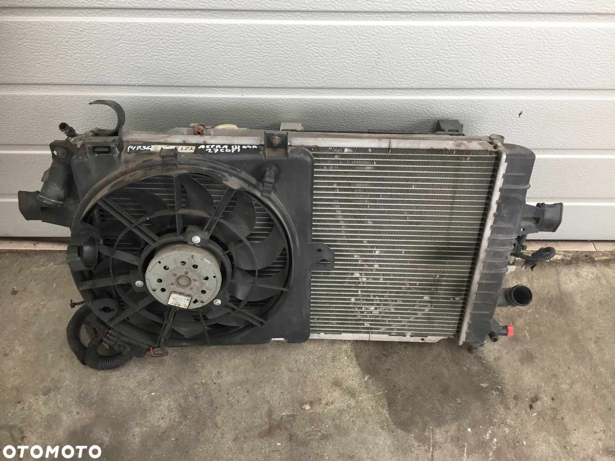 OPEL ASTRA III 04R 1.7 CDTI CHŁODNICE + WENTYLATOR - 1
