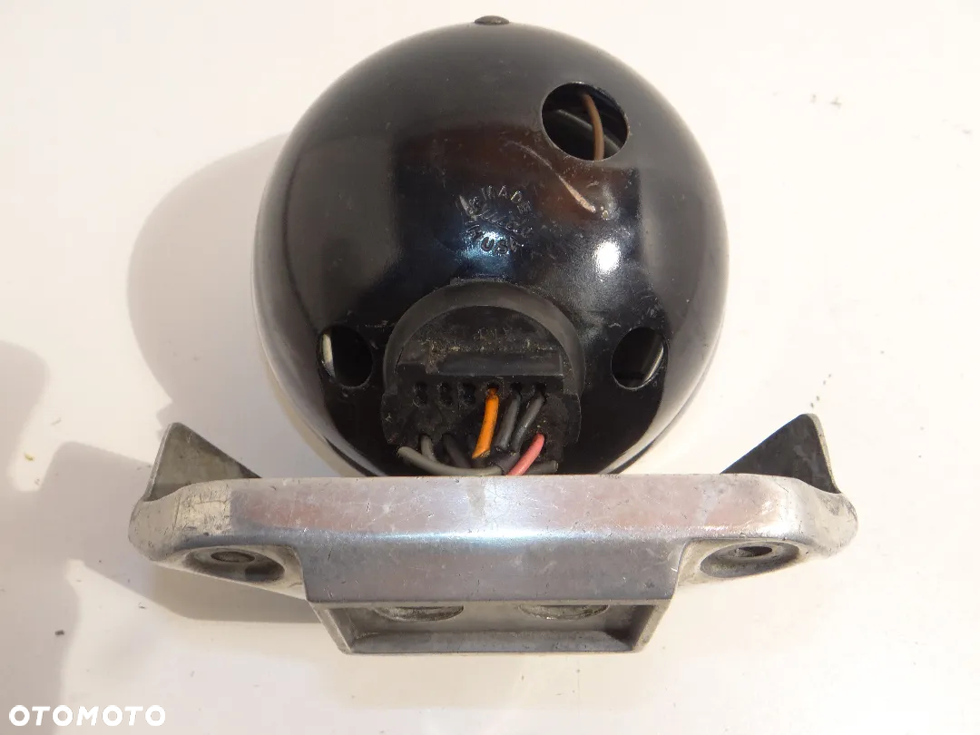 Harley Davidson Ironhead Sportster Oryginał  Lampa Reflektor przód + daszek mocowanie konsoli N1636 - 11