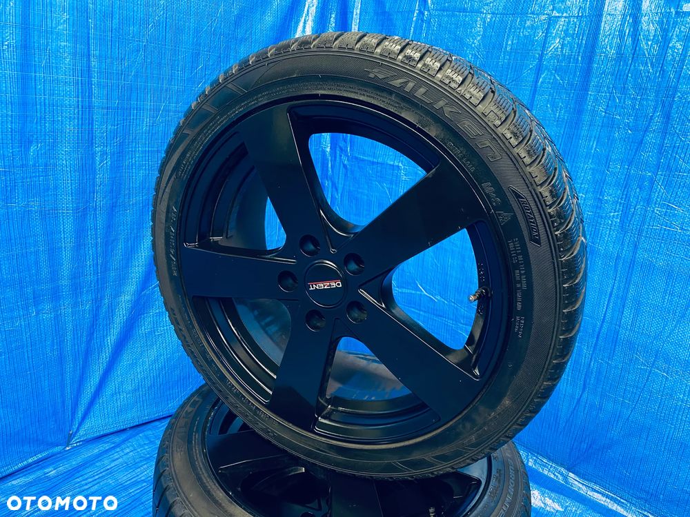 KOŁA KOŁO 17 FELGA ALUMINIOWE ALUSY 17" x 7J  5X112 ; 57,1mm ET48 KOMPLET ; OPONY ZIMOWE ZIMA FALKEN ; AUDI A3 8P 8V ; GOLF V VI VII VII PASSAT B5 B6 B7 ; TOURAN ; SKODA OCTAVIA SUPERB ; SEAT LEON ALTEA TOLEDO ORYGINAŁ KBA49295 - 6