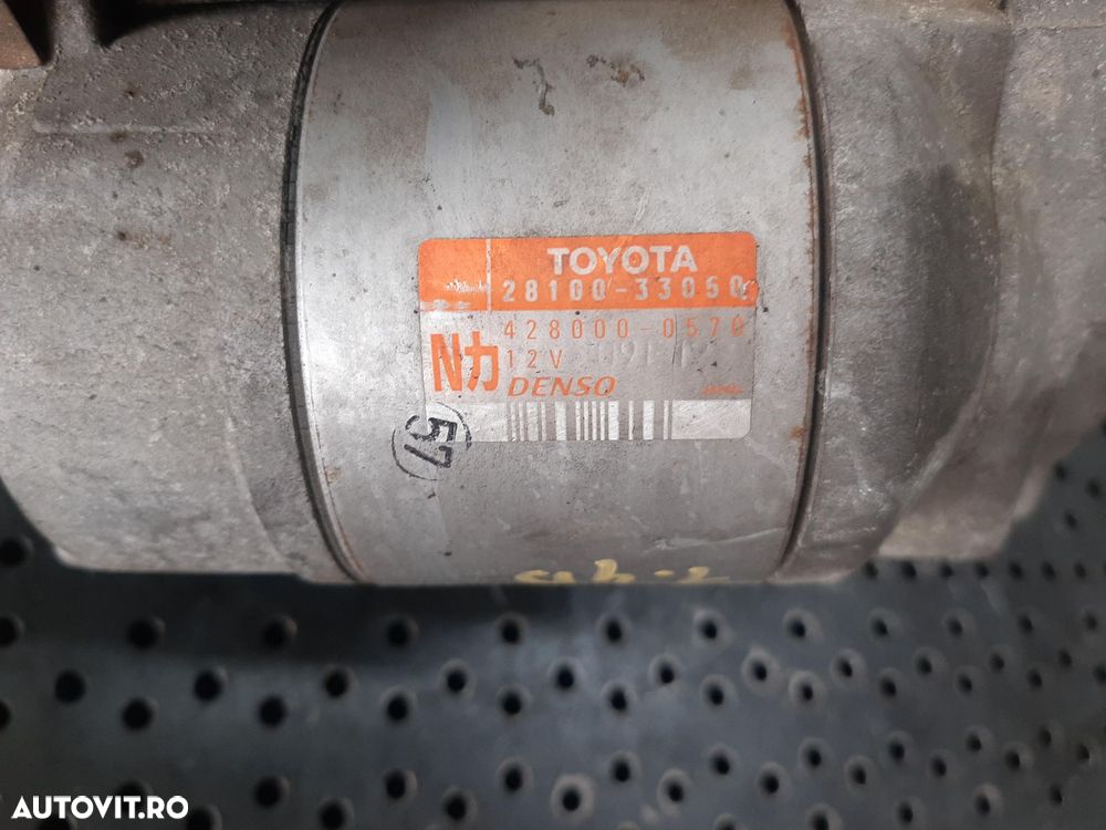 electromotor toyota yaris 1.4 d-4d 1nd-tv 28100-33050 428000-0570 - 3
