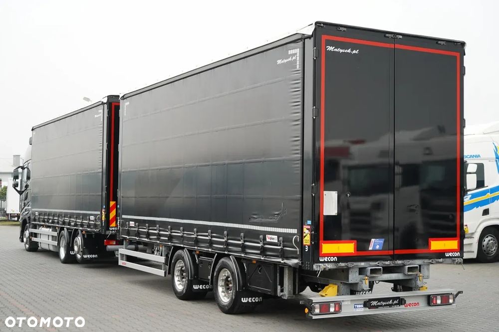 Volvo VOLVO FH 500 / XXL / ZESTAW TANDEM PRZEJAZDOWY 120 M3 / 2024 / KLIMATYZACJA POSTOJOWA / ZAWIESIE DOKI DO WÓZKA / OŚ PODNOSZONA / ALUFELGI / PRZYCZEPA WECON / PO KONTRAKCIE SERWISOWYM - 6