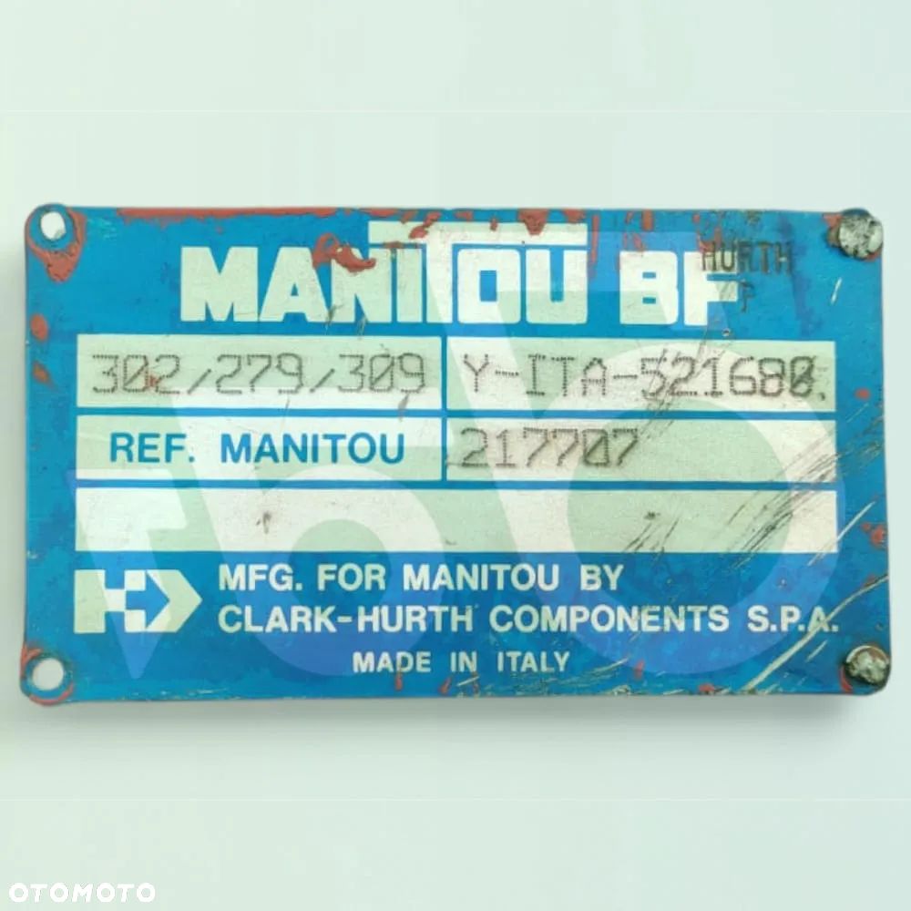 Dyferencjał 9x29 CLARK HURTH 302/279/309 217707 Manitou MLT 728 - 10