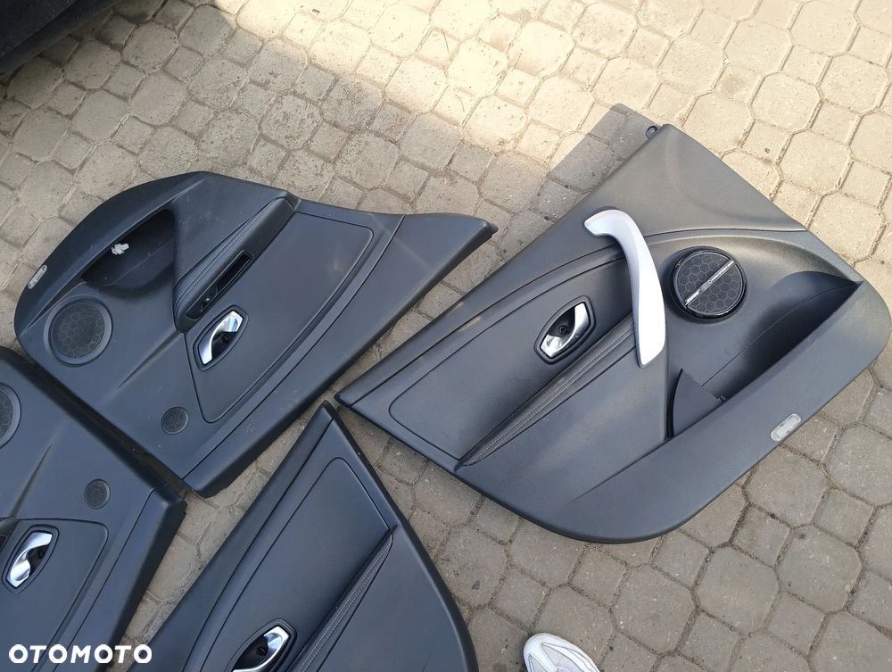 Fotel fotele tapicerka boczki megane III PÓŁ SKÓRA - 12