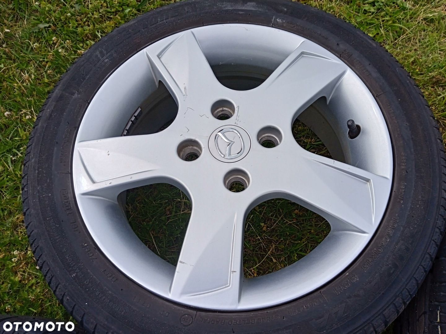 felgi aluminiowe 4x108 Mazda 2 Opony lato 195/50 R15 5mm - 6