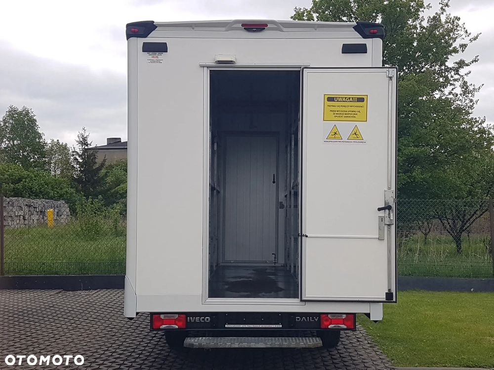 Iveco DAILY KONTENER NISKOPODŁOGOWY 4,43x2,23x2,42 SKLEP FOODTRUCK BAR KLIMA KONIOWÓZ KAMPER - 5