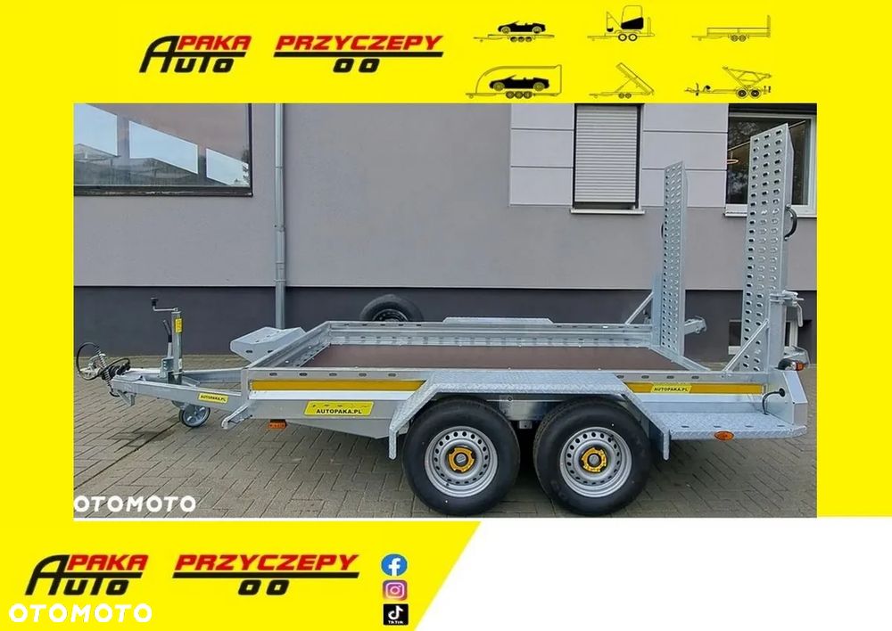 Wark 27/31 Przyczepa Podkoparkowa, 315x125 CM, DMC 2700 KG z najazdami stalowymi 170 CM - 1