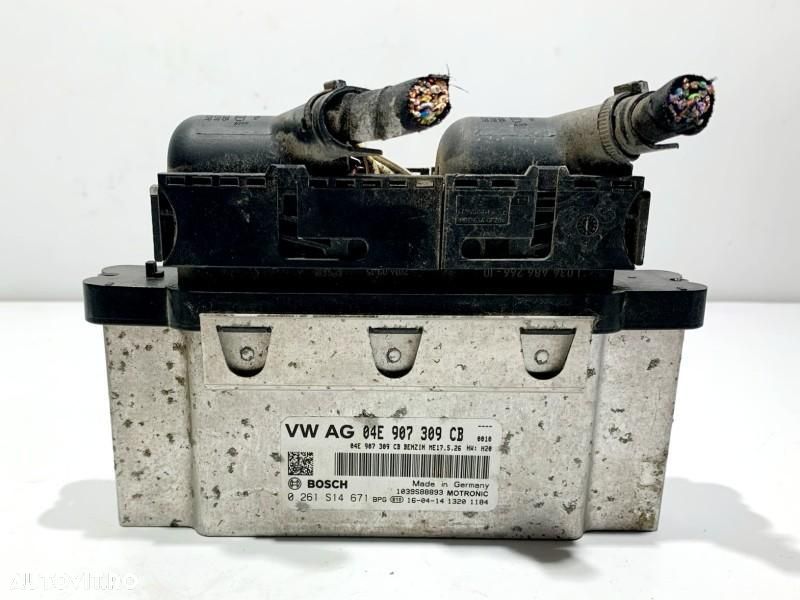 Calculator motor ecu Volkswagen Polo 5 (2009-2017)[6R] 1.0 benzina CHYB 04E907309CB - 2