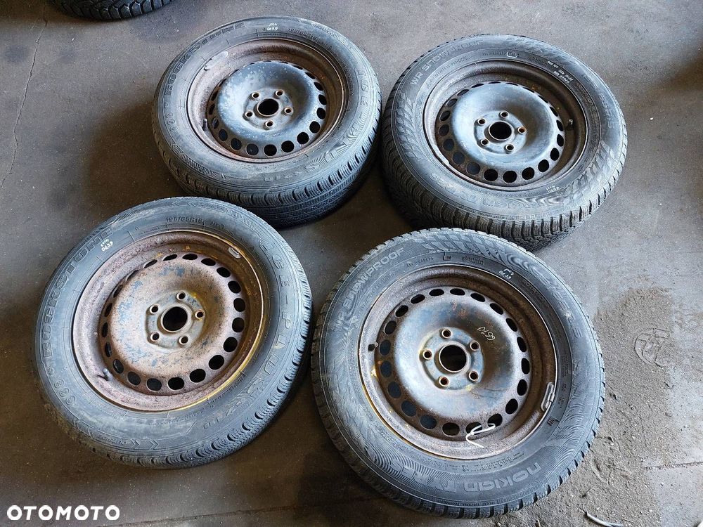 FELGI STALOWE 4 SZT 3B0601027D 5x112 6Jx15 ET37 FI57,1 VW AUDI - 1