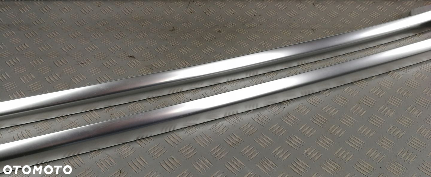 relingi dachowe dachu listwy chrom satyna komplet PORSCHE CAYENNE 7P II 2 - 4