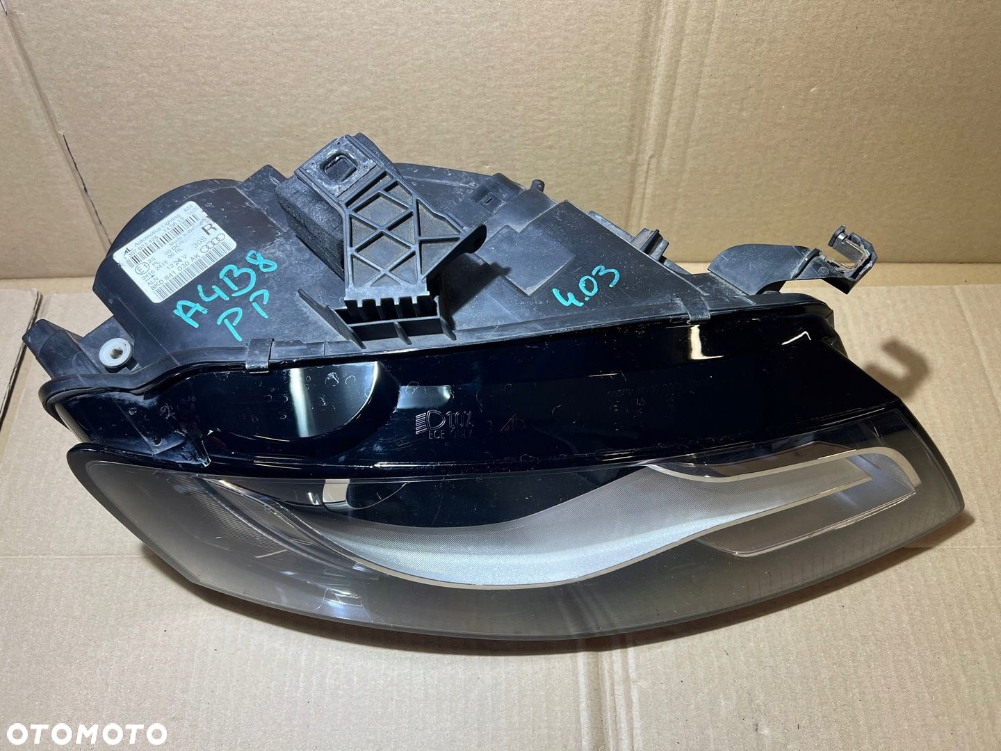 AUDI A4 B8 LAMPA XENON PRAWY PRZÓD PRAWA PRZEDNIA LED - 4
