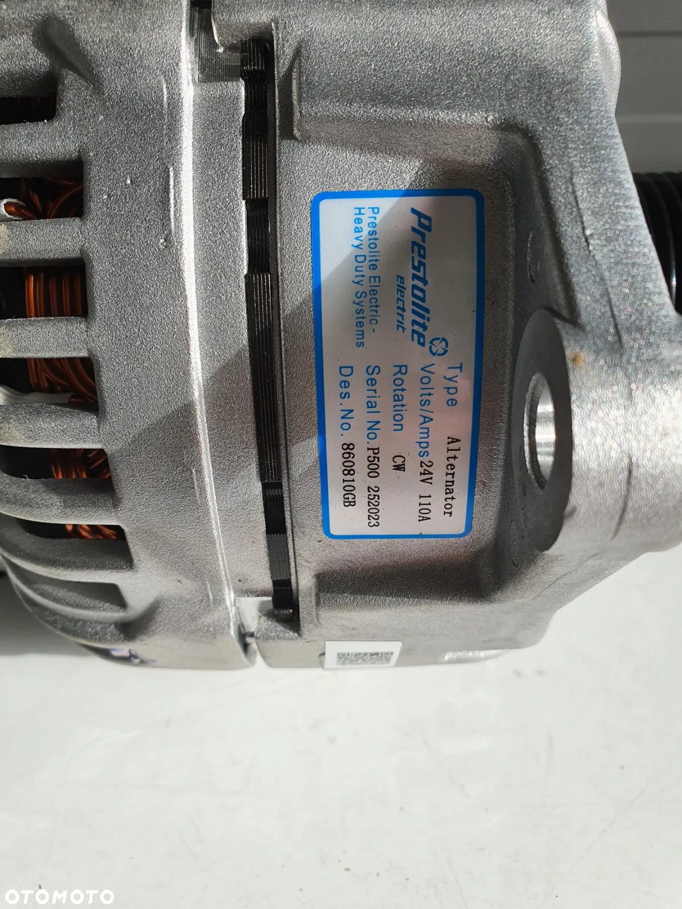 Alternator PRESTOLITE ELECTRIC 860810GB, 24 V, 110 A, Iveco, Cummins, Optare - 9