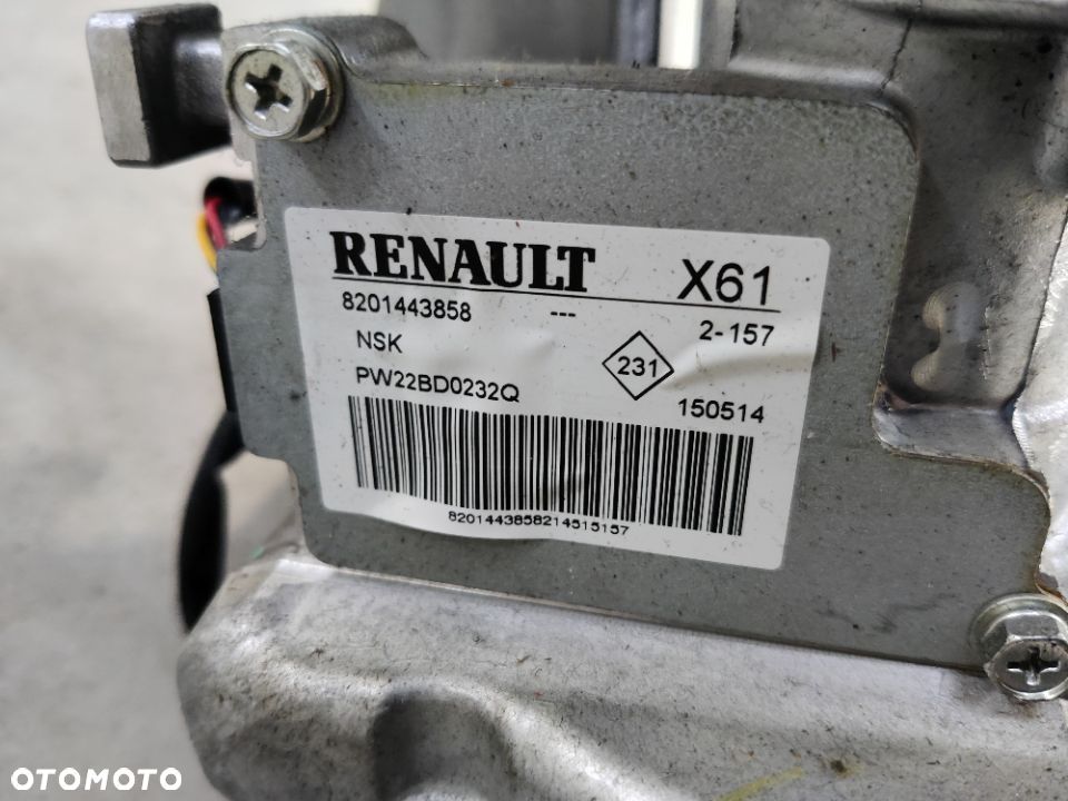 Wspomaganie Elektryczne Mercedes Citan Renault Kangoo 3 Europa Kolumna Kierownicy 8200436878 - 9