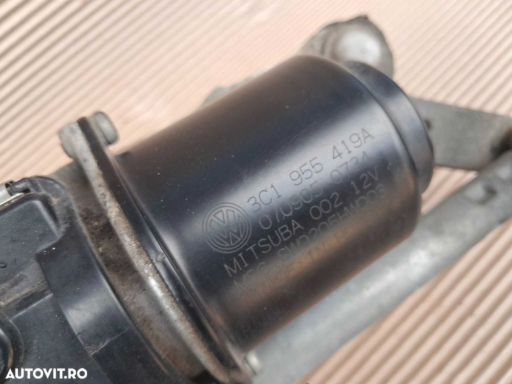 Vw Passat B6, motoras cu mecanism stergatoare parbriz. - 2