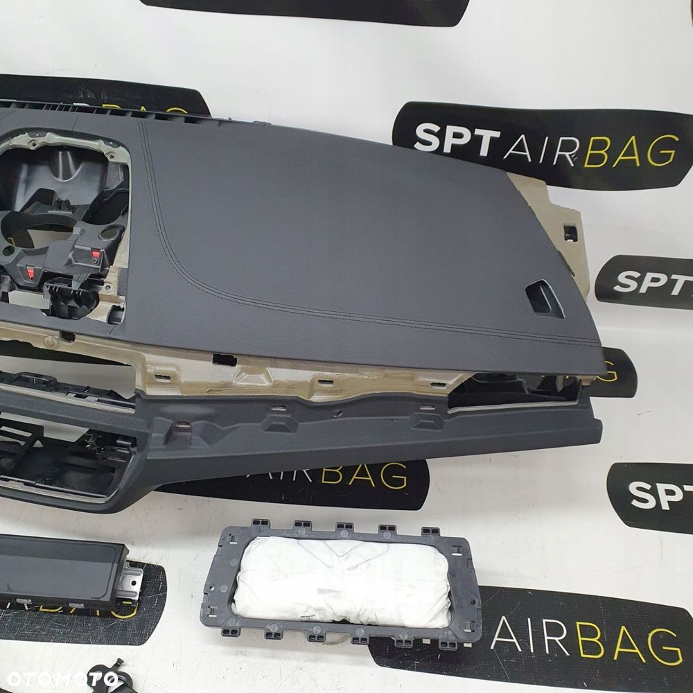 BMW G30 G31 HEAD UP NITKA DESKA ROZDZIELCZA KONSOLA KOKPIT PULPIT PODUSZKI AIRBAG AIR BAG PASY KIT SET - 4