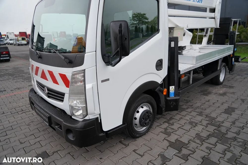 Renault MAXITY 120 DXI / ELEVATOR DE 21 DE METRI / ELEVATOR DE BASEBALL ZED 21JH / COȘ PENTRU 2 PERSOANE - 300 KG / - 20