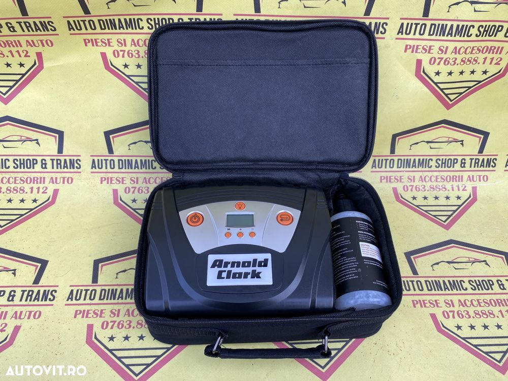 Compresor auto umflat roti Arnold Clark kit pana 12 V afisaj digital - 3