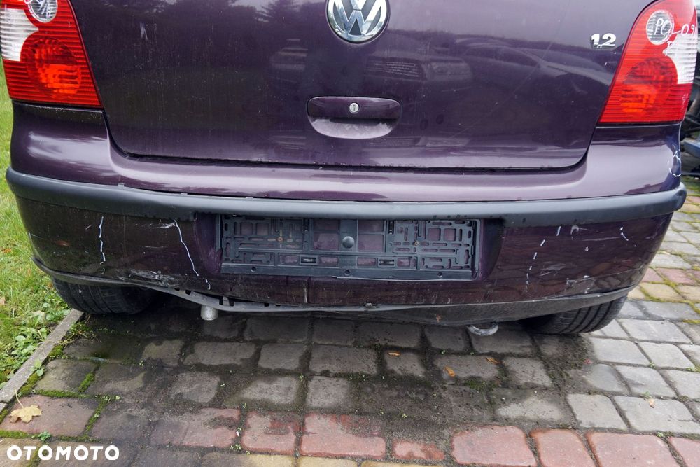 ZDERZAK TYLNY POLO IV 9N 5D HB LC3W  FIOLETOWY VOLKSWAGEN 2001-2004 - 1
