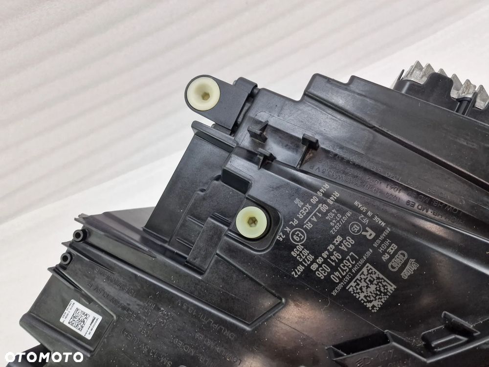 AUDI Q4 E-TRON ETRON 89A PRAWA LAMPA PRZEDNIA PRZÓD FULL LED FULLLED MATRIX , NR 89A941036 , NR AUKCJI LA790 - 9