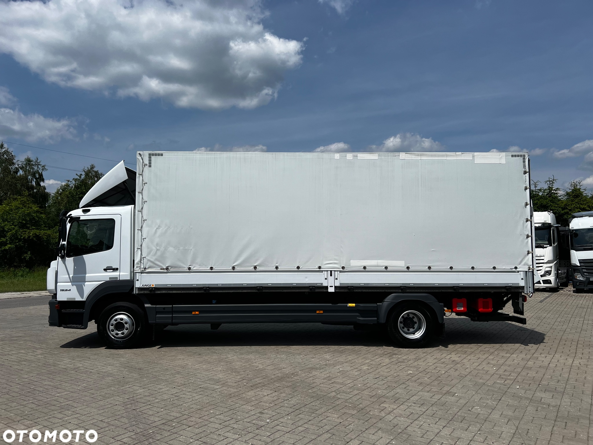 Mercedes-Benz ATEGO 1524 BURTO-PLANDEKA 7.3m WINDA - 5