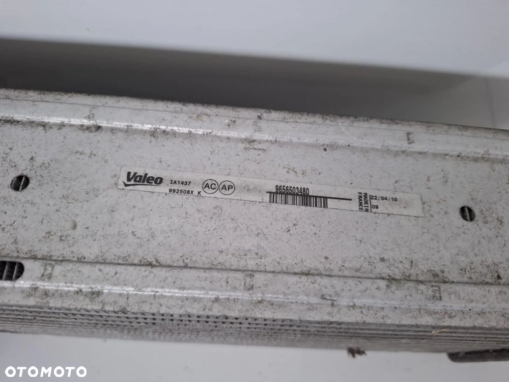 CHŁODNICA POWIETRZA INTERCOOLERA PEUGEOT 3008 I 1,6 THP BENZYNA POWIETRZA - 4