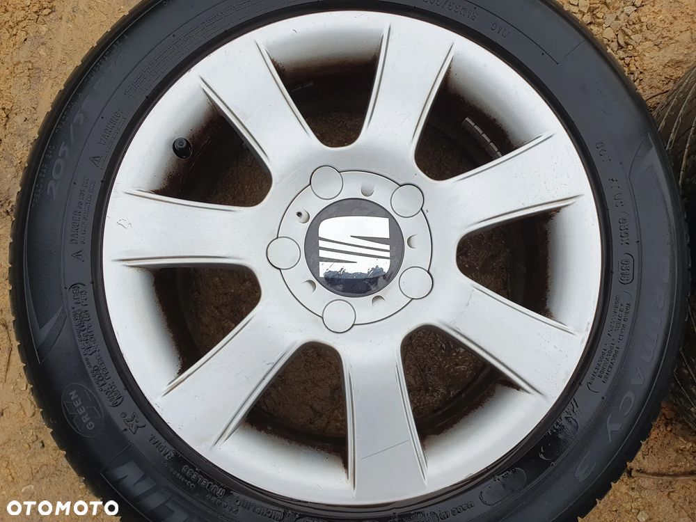 SEAT 16 5x112 KOŁA LETNIE FELGI ALUMINIOWE RONAL R16 6.5J ET50 ALUFELGI 5P0601025B TOLEDO III ALTEA LEON - 4
