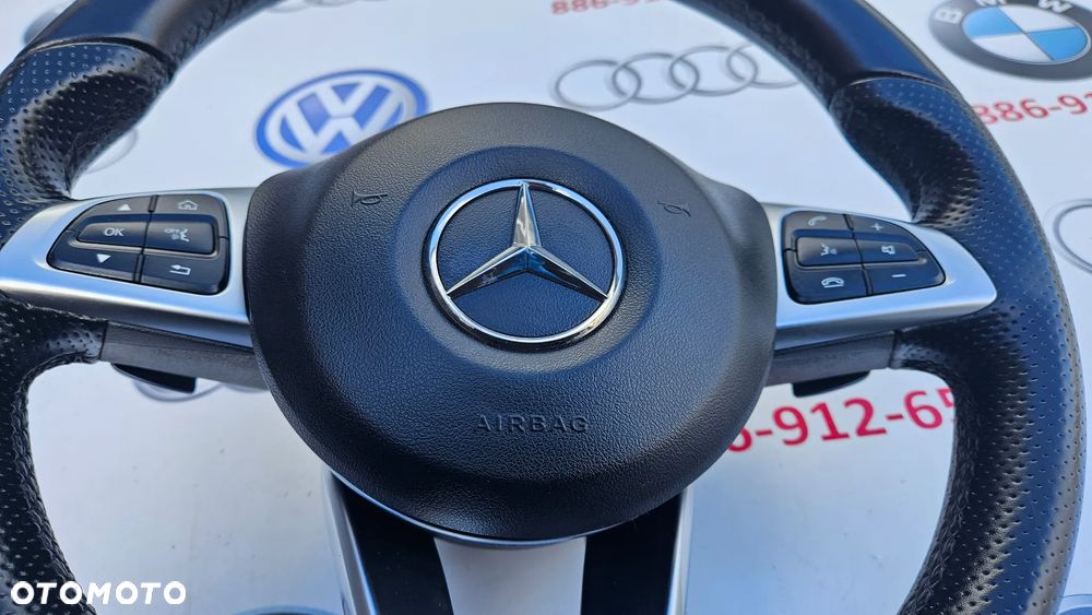 Mercedes GLC W253 X253 Kierownica AMG Łopatki A0004604003 Poduszka kierownicy Airbag IDEALNA - 6