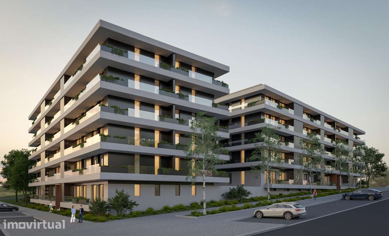Apartamento T2 c/Terraço em Condomínio Fechado c/Piscina (Av. Conduta) - Grande imagem: 2/25
