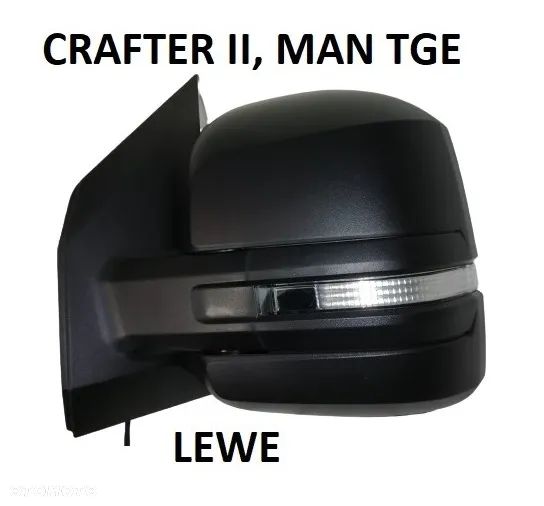VW TRANSPORTER T4 T5 T6 LIFT CADDY AMAROC TOURAN TIGUAN SHARAN LEWE, PRAWE LUSTERKO PIN DOWOLNY KOLOR - 3