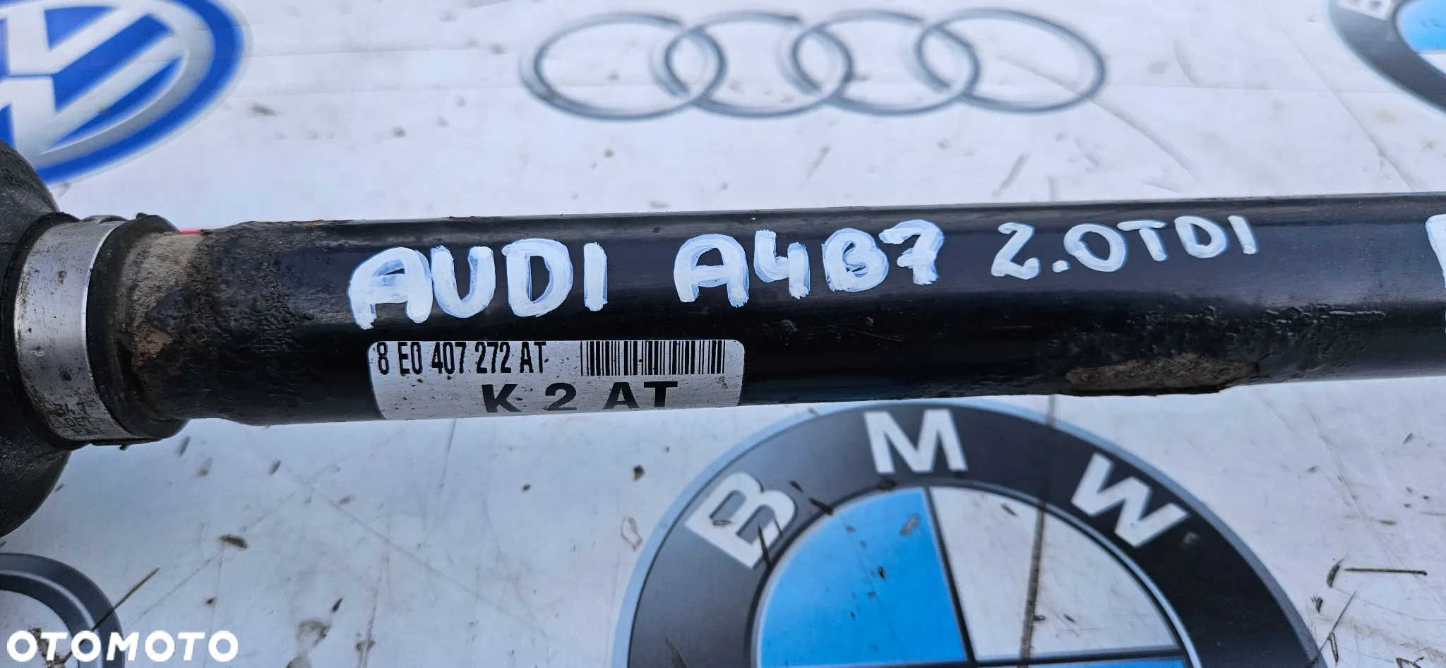 AUDI A4 B7 2004-2008 2.0 TDI Półoś przód prawy Półoś przednia prawa Przegub  8E0407272AT - 4