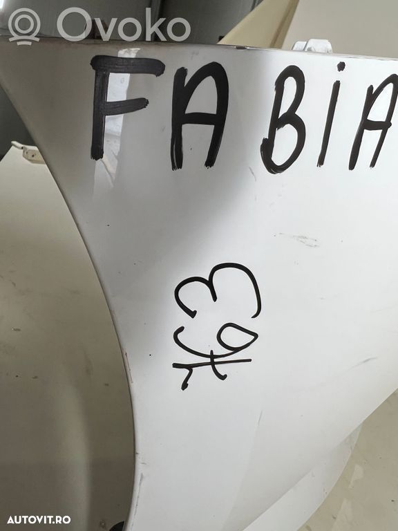 Bara fata Skoda  Fabia 3 facelift , 2019, 2020, 2021, 2022, cod origine OE 6V0807221F - 2