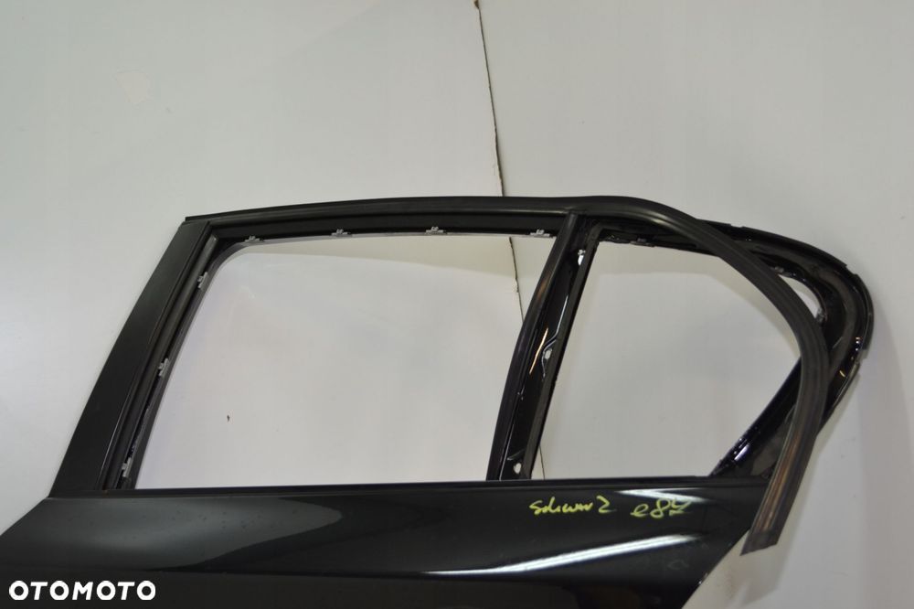 DRZWI LEWY LEWE TYŁ TYLNE BMW E87 668 SCHWARZ II C54 - 2
