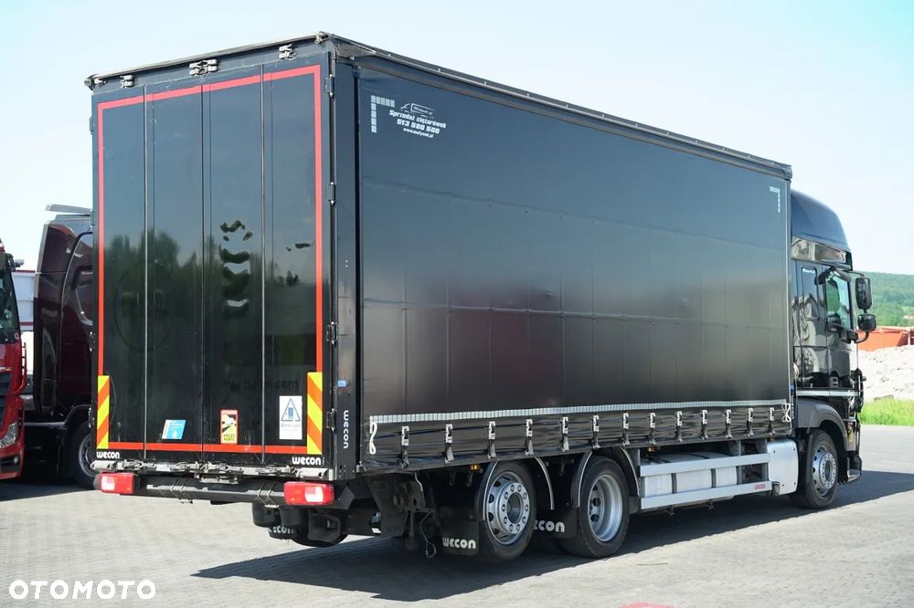 DAF XF 480 / FIRANKA 7,7 M / SSC / 6X2 / KLIMA POSTOJOWA / OŚ PODNOSZONA / - 4
