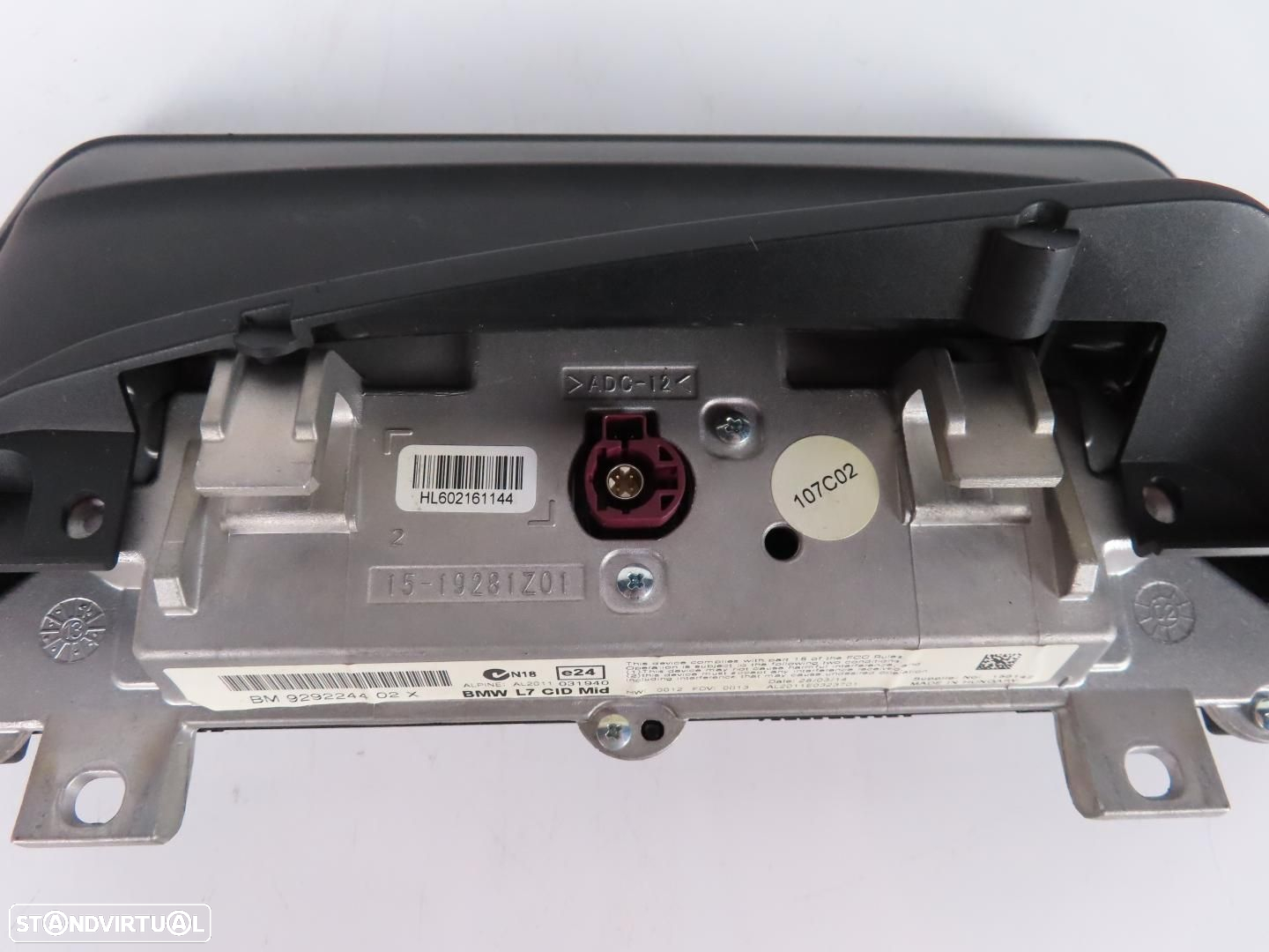 Monitor / Display Central 6.5 Business Usado / Original BMW 1 (F20)/BMW 1 (F21)/... - 7