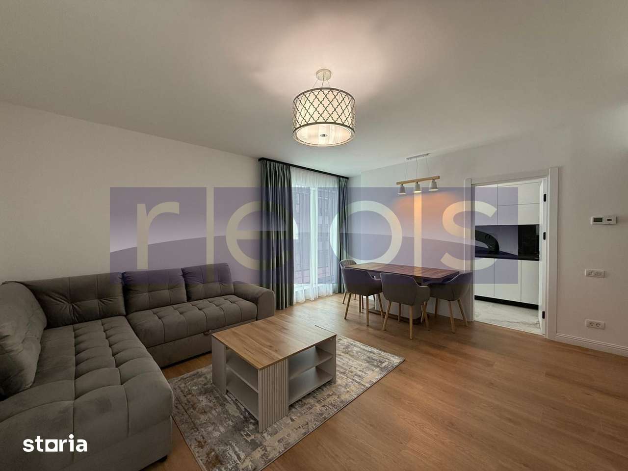 INCHIRIERE 3 CAMERE | LUX | MOBILAT SI UTILAT COMPLET | LOC PARCARE — fotografia 1