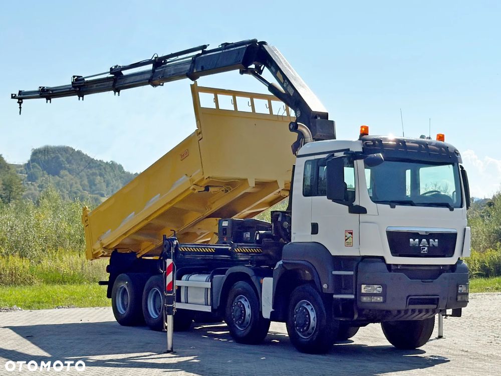 MAN TGS 32.510 *WYWROTKA 5,10m * HIAB 288 EP - 5 HIDUO + PILOT * 8x8 - 2