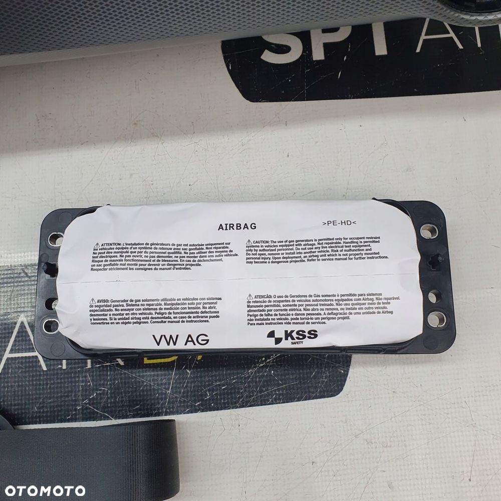 VW UP! UP DESKA ROZDZIELCZA KONSOLA KOKPIT PULPIT PODUSZKI AIRBAG AIR BAG PASY KIT SET - 6
