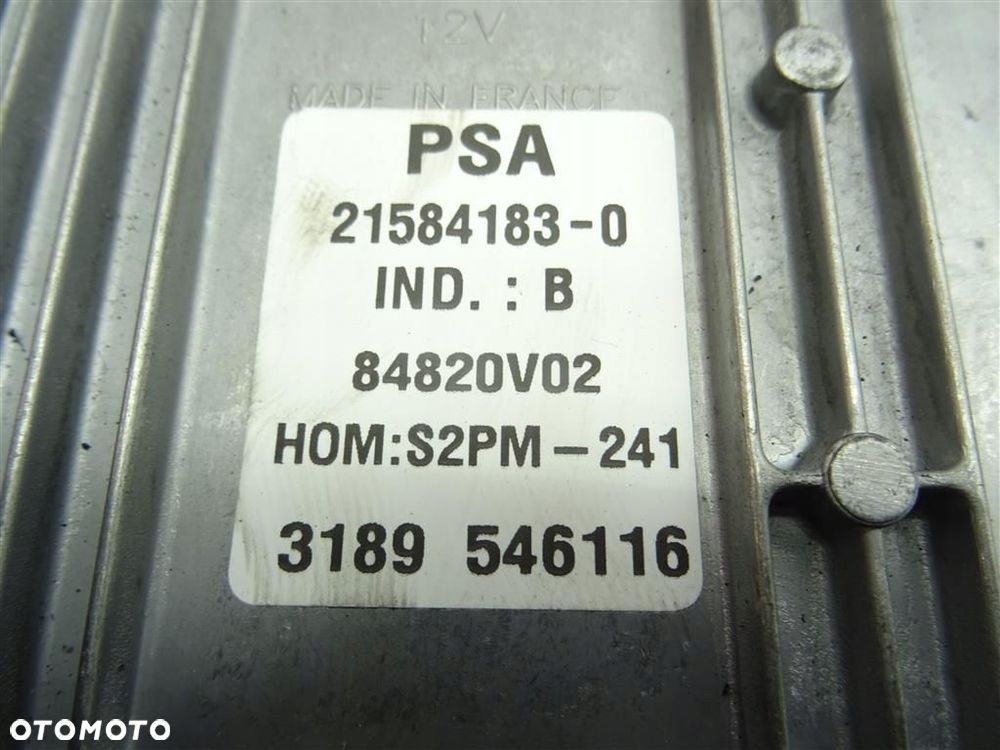 Komputer sterownik silnika Citroen C5 I 2001-2008 1,8 16V B 9644674580 21584183-0 - 5