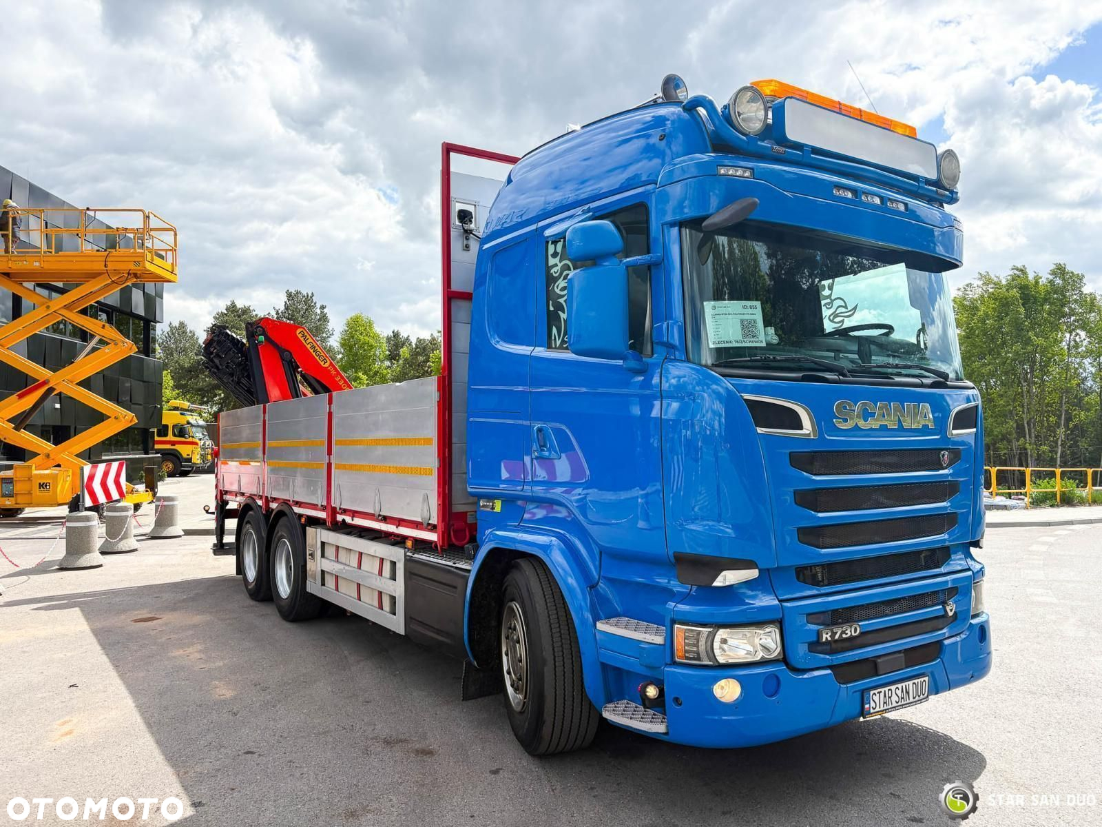 Scania R730 6X4 PALFINGER PK 33002 EH HDS Żuraw Crane - 11