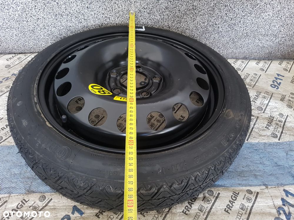 KOŁO DOJAZDOWE ZESTAW OPEL MERIVA B ASTRA H ZAFIRA B   5X110 115/70R16 - 12