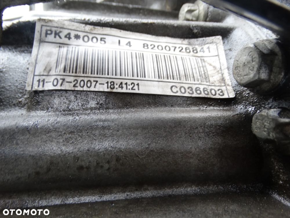 SKRZYNIA BIEGÓW MANUAL 8200600466 PK4 2.0 DCI ESPACE IV LAGUNA II F-VAT - 3