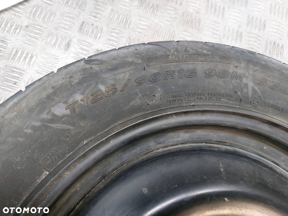 KOŁO DOJAZDOWE 5x108 4Jx16 ET25 FI63,4 125/90R16 2007R HANKOOK 1S71MH - 2