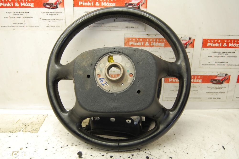 KIEROWNICA MULTIFUNKCYJNA SKÓRA PODUSZKA AIRBAG 3U0419091C 1U0880201D SKODA SUPERB I - 3