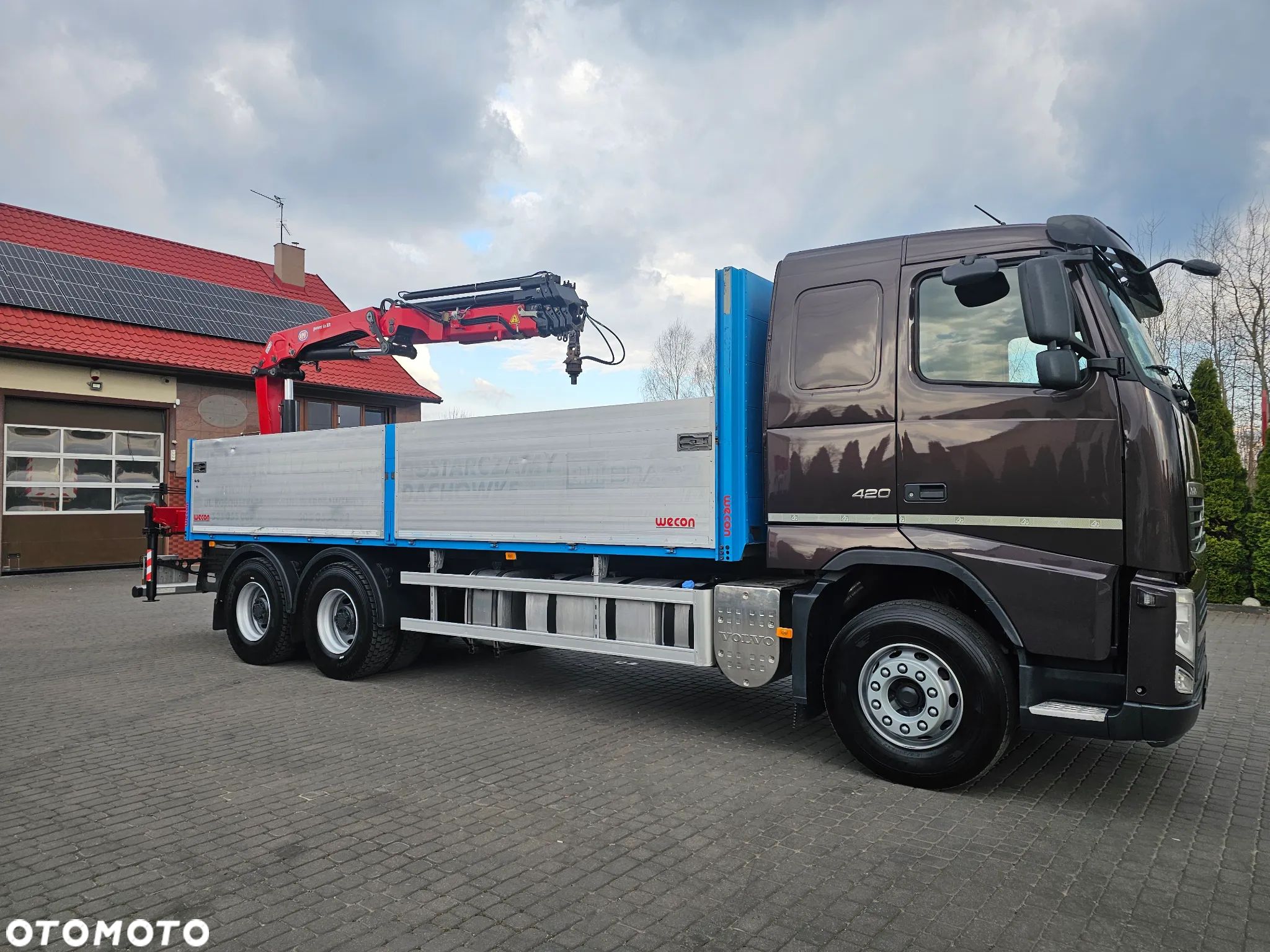 Volvo FH 420 6X4+HDS HMF18000 12,5m Składany w Z - 1