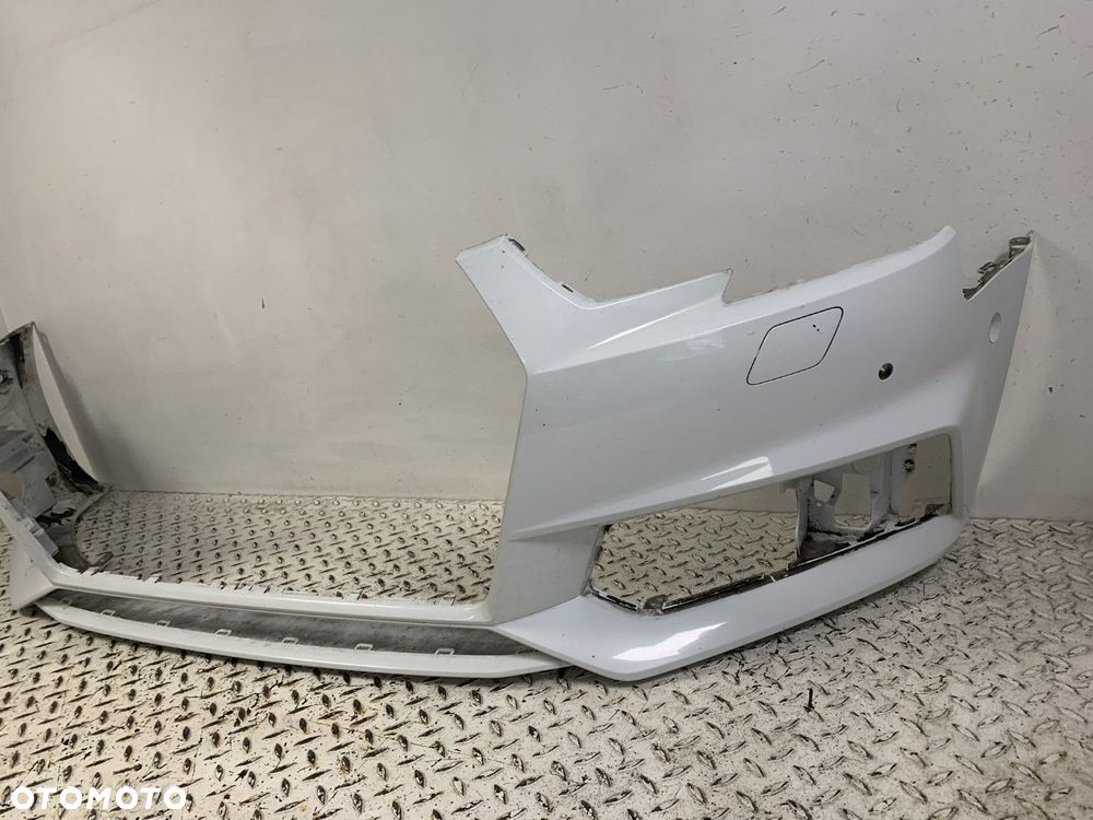 ZDERZAK PRZEDNI PRZÓD AUDI A4 B9 S-LINE 15-19 6xPDC SPRYSKI 8W0807437F - 4