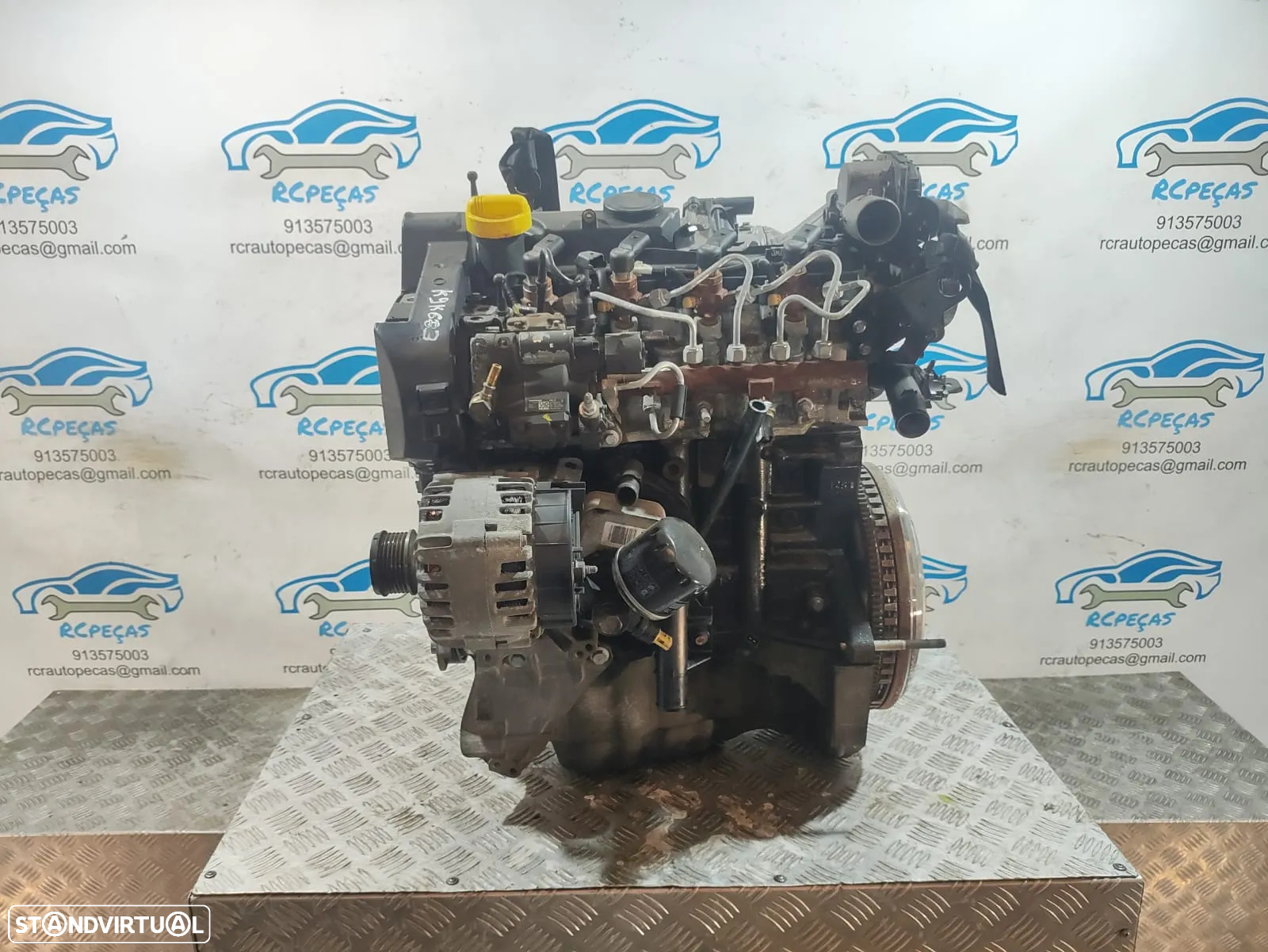 Motor Completo Renault Megane Mk3 3 III 1.5 DCI 8v 105cv K9KG832 K9K G832 2009 Injeção Siemens - 2