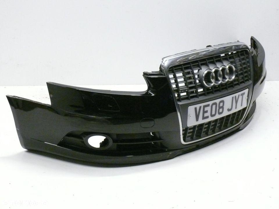 ZDERZAK PRZEDNI AUDI A6 C6 S-LINE 2004 2008 XENON GRILL KRATKI - 3