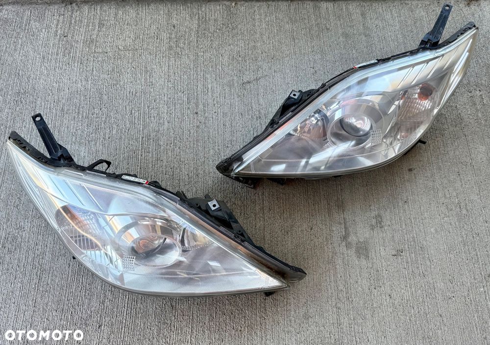 Mazda 5 CR 2005/2007r Lampa reflektor przedni zwykły Europejski lewy lub prawy spryskiwacz lewy lampy xenon kompletny halogeny zbiornik spryskiwaczy xenon zwykły lampa osłoną pod silnik zbiornik grill maska chłodnice belka lusterka i dużo innych części - 6
