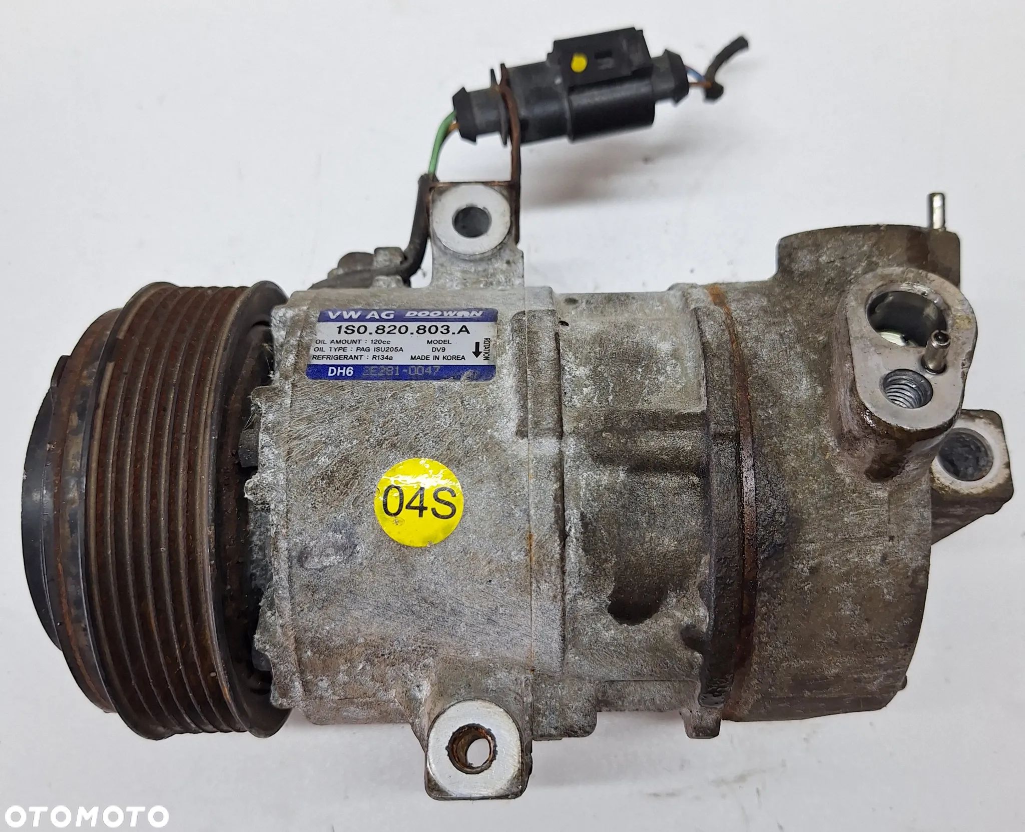 KOMPRESOR KLIMATYZACJI 1S0820803A- VOLKSWAGEN , SKODA 1,0 MPI - 1